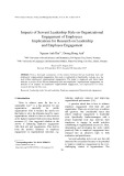 Impacts of Servant Leadership Style on Organizational Engagement of Employees Implications for Research on Leadership and Employee Engagement