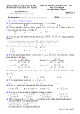 Đề thi học kì 1 môn Toán 10 năm 2018-2019 - Trường THPT chuyên Lý Tự Trọng - Mã đề 132