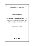 Luận án Tiến sĩ y học: Đặc điểm dịch tễ, lâm sàng, vi rút và miễn dịch của bệnh sởi tại khu vực miền Bắc Việt Nam, năm 2013-2014