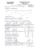 Đề thi thử THPT Quốc gia môn Toán năm 2019 lần 1 - Sở GD&ĐT Nghệ An - Mã đề 116