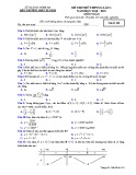 Đề thi thử THPT Quốc gia môn Toán năm 2019 lần 1 - Sở GD&ĐT Nghệ An - Mã đề 120