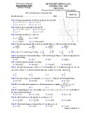 Đề thi thử THPT Quốc gia môn Toán năm 2019 lần 1 - Sở GD&ĐT Nghệ An - Mã đề 113