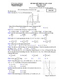 Đề thi thử THPT Quốc gia môn Toán năm 2019 lần 1 - Sở GD&ĐT Nghệ An - Mã đề 107