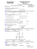 Đề thi thử THPT Quốc gia môn Toán năm 2019 lần 1 - Sở GD&ĐT Nghệ An - Mã đề 118