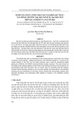 Đánh giá chất lượng đào tạo tại khoa Kế toán - Tài chính, trường Đại học Kinh tế, Đại học Huế trên quan điểm của người học