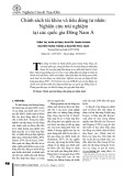 Chính sách tài khóa và tiêu dùng tư nhân: Nghiên cứu trải nghiệm tại các quốc gia Đông Nam Á