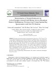 Determination of natural radioactivity in soil samples around gold mining area in Khamkeut district, Bolikhamxay province,Laos using gamma ray spectrometer with NaI (Tl) detector