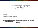 Lecture Programming languages (2/e): Chapter 8a - Tucker, Noonan