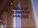 Lecture note Public finance (10th Edition) - Chapter 3: Tools of normative analysis