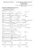 Đề thi chọn học sinh giỏi cấp huyện môn Toán 9 năm 2017-2018 có đáp án - Phòng GD&ĐT Lâm Thao