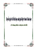 Tuyển tập 45 đề thi học sinh giỏi lớp 9 môn Toán học có đáp án