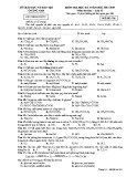 Đề kiểm tra HK1 môn Hoá học lớp 12 năm 2018-2019 - Sở GD&ĐT Quảng Nam - Mã đề 316