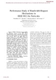 Performance study of bandwidth request mechanisms in IEEE 802.16e networks
