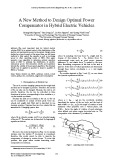 A new method to design optimal power compensator in hybrid electric vehicles