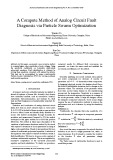 A compute method of analog circuit fault diagnosis via particle swarm optimization