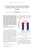 A concept study of the all electric satellite’s attitude and orbit control system in orbit raising