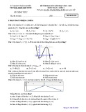 Đề thi HK1 môn Toán lớp 12 năm 2018-2019 - Sở GD&ĐT Thái Nguyên - Mã đề 503