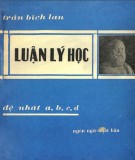 Luận lý học dành cho đệ nhất A, B, C, D: Phần 2