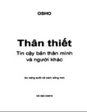 Thân thiết - Tin cậy bản thân mình và người khác