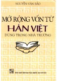 Vốn từ Hán Việt và việc mở rộng dùng trong nhà trường
