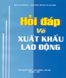 Xuất khẩu lao động - Sổ tay hỏi và đáp: Phần 2