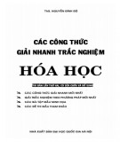 Trắc nghiệm hóa học và các công thức giải nhanh (Tái bản lần thứ hai, có sửa chữa và bổ sung): Phần 2