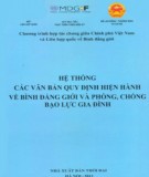 Bình đẳng giới và phòng, chống bạo lực gia đình - Hệ thống các văn bản quy định hiện hành liên quan: Phần 2