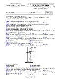 Đề tập huấn thi THPT Quốc gia môn Hóa học năm 2019 - Sở GD&ĐT Bắc Ninh - Mã đề 205
