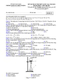 Đề tập huấn thi THPT Quốc gia môn Hóa học năm 2019 - Sở GD&ĐT Bắc Ninh - Mã đề 207