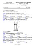 Đề tập huấn thi THPT Quốc gia môn Hóa học năm 2019 - Sở GD&ĐT Bắc Ninh - Mã đề 209