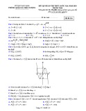 Đề tập huấn thi THPT Quốc gia môn Toán năm 2019 - Sở GD&ĐT Bắc Ninh - Mã đề 116
