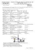 Đề khảo sát kiến thức THPT môn Hóa học 12 năm 2019 lần 1 - Sở GD&ĐT Vĩnh Phúc - Mã đề 404