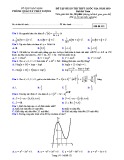Đề tập huấn thi THPT Quốc gia môn Toán năm 2019 - Sở GD&ĐT Bắc Ninh - Mã đề 121