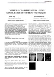 Vehicle classification using novel edge detection technique