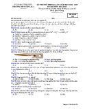 Đề thi thử THPT Quốc gia môn Hóa học năm 2019 lần 3 - THPT Yên Lạc 2 - Mã đề 209