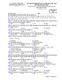 Đề thi thử THPT Quốc gia môn Hóa học năm 2019 lần 3 - THPT Yên Lạc 2 - Mã đề 132