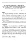 The role of entrepreneurial mindset in the relationship between entrepreneurial perceived and entrepreneurial implementation intentions of students in the southeast of Viet Nam