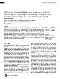 Nghiên cứu tổng hợp Co-BiVO4 bằng phương pháp thủy nhiệt và đánh giá khả năng quang xúc tác sử dụng ánh sáng nhìn thấy
