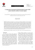 A comparative assessment of fruit formation in some orchid species from the southern Caucasus region