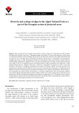 Diversity and ecology of algae in the Algeti National Park as a part of the Georgian system of protected areas