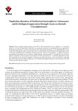 Population dynamics of Parthenium hysterophorus (Asteraceae) and its biological suppression through Cassia occidentalis (Caesalpiniaceae)