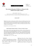 The revision of the genus Fritillaria L. (Liliaceae) in the Mediterranean region (Turkey)