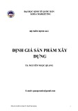 Giáo trình Định giá sản phẩm xây dựng - ĐH Kinh tế Quốc dân