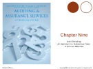 Lecture Auditing and assurance services (International edition) - Chapter 9: Audit sampling: An application to substantive tests of account balances
