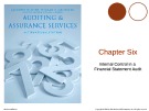 Lecture Auditing and assurance services (International edition) - Chapter 6: Internal control in a financial statement audit
