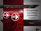 Lecture Core concepts of accounting information systems (13th Edition): Chapter 5 - Simkin, Norman, Rose