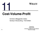Lecture Survey of Accounting (First edition): Chapter 11 – Kimmel, Weygandt