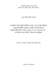 Luận văn: Nghiên cứu ảnh hưởng của các hoạt động sinh kế đến quản lý bền vững rừng ngập mặn tại xã Giao Lạc và xã Giao Xuân, huyện Giao Thủy, tỉnh Nam Định