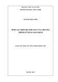 Luận văn Thạc sĩ Công nghệ thông tin: Tính cận trên bộ nhớ Log của chương trình sử dụng giao dịch