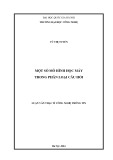 Luận văn Thạc sĩ Công nghệ thông tin: Một số mô hình học máy trong phân loại câu hỏi